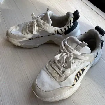 ZARA 스니커즈 제브라/화이트/블랙