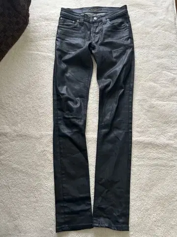 선착순 누디진 스트레치 데님 블랙 가죽 느낌 여성용