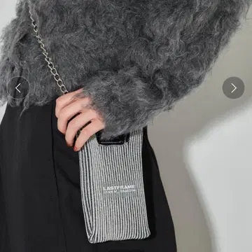 KYOTO 메탈릭 마켓 백 마이크로 실버