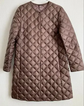 UNIQLO 유니클로 울트라 라이트 다운 코트 퀼팅 XL 브라운