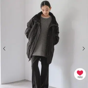 로리즈팜 몬스터 코트 블랙 [택 포함 새상품]