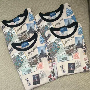 디즈니 35주년 T셔츠 4장 세트 S 2장 M 2장