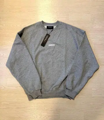 VANQUISH 뱅퀴시 맨투맨 그레이 S 사이즈