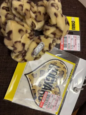 KOGUTARO 레오파드 무늬 헤어 액세서리 씰 스티커