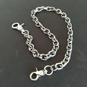 지갑 체인 블랙 크롬