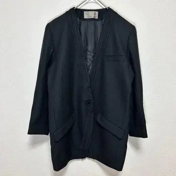 새상품급 유키코 하나이 스모킹 자켓 블랙 싱글 버튼 일본산 9호