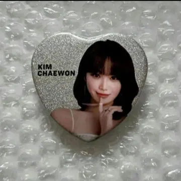 르세라핌 채원 캔뱃지 하트