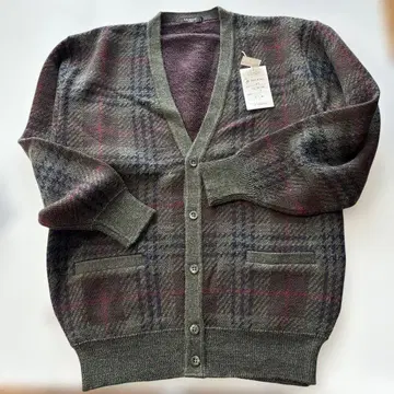 LORDY 체크 무늬 가디건 L 사이즈