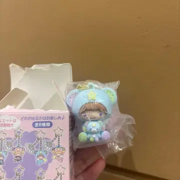 산리오 리틀트윈스타 시크릿 키링 별하늘의 엔젤