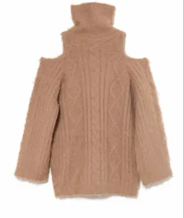 andmary Allyn 케이블 니트 드레스 모카