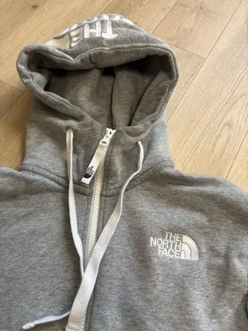 THE NORTH FACE 그레이 집업 후드티