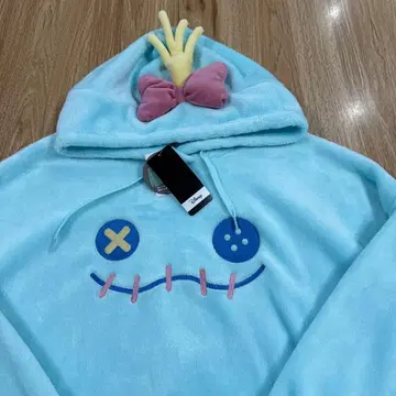 스크럼프 릴로 & 스티치  후드티 L 플리스 디즈니