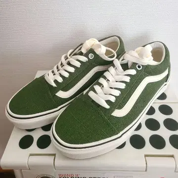 [ 미사용 새상품 ] VANS 그린 스니커즈 23cm