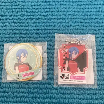 러브 라이브! 슈퍼스타!! 우라와 레즈 키링 캔 배지 와카나 시키