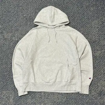 Champion Reverse Weave 후드티 L 그레이