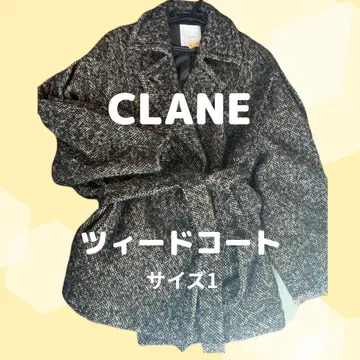 인기! CLANE 코트 블랙 사이즈 1