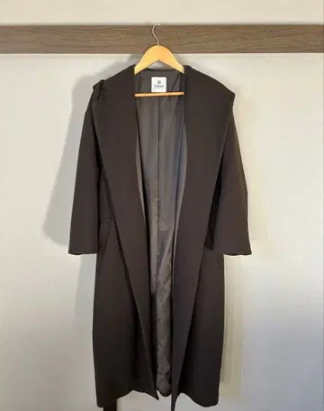 nano universe 브라운 롱 코트 사이즈 36