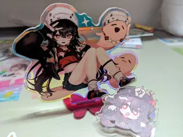 원신 호두 아크릴 스탠드 핀 클립 세트