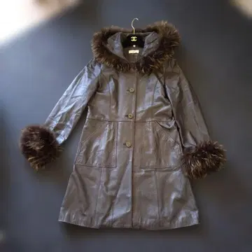 양가죽 램 가죽 블랙 코트