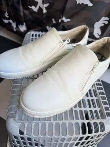 Stefano Rossi 가죽제품 화이트 슬립온