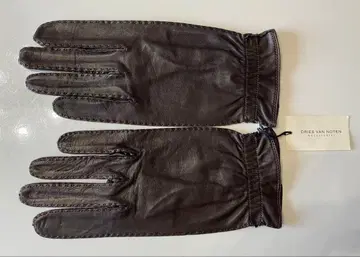 택 포함 새상품 신사 그로브 드리스반노튼 가죽 장갑 다크 브라운