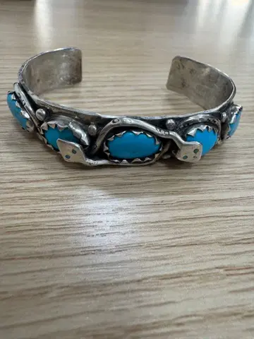 터콰이즈 실버 925 뱅글