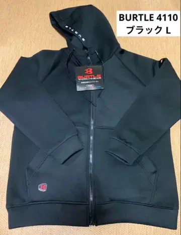 BURTLE 4110 에어 테크 지퍼 후디 L 블랙