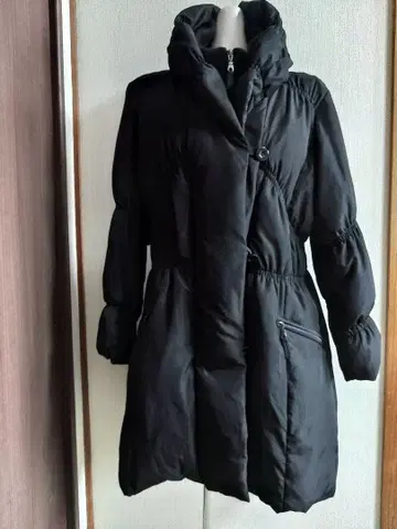 블랙 다운 롱 코트 빅 사이즈 4L