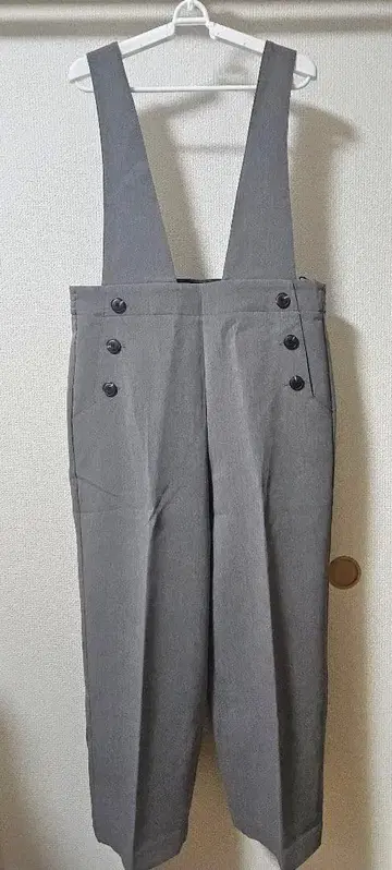 그레디 브릴리언트 그레이 서스펜더 오버롤