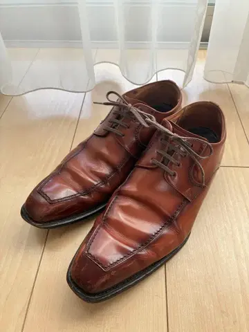 REGAL 브라운 가죽 드레스 슈즈