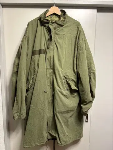 올리브 그린 모즈 코트