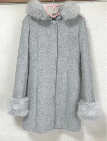 rienda 그레이 퍼 코트 S