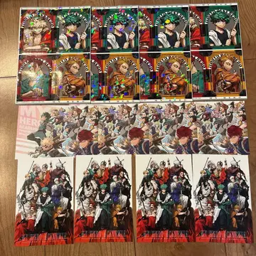 히로아카 최강 점프 부록 홀로 스티커 엽서 4세트