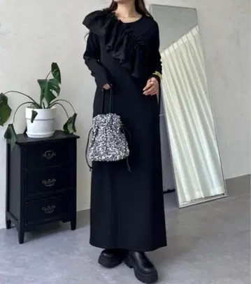 멀티 way 컷 리브 원피스