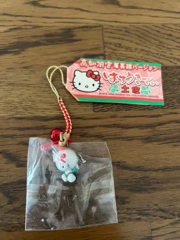 고치 한정판 헬로키티 토사 오나가도리 스트랩
