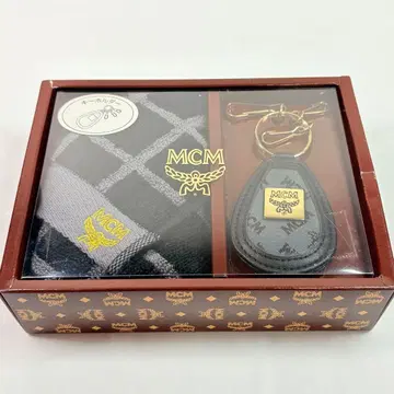 새상품급 미사용 MCM MCM 타월 손수건&키링 블랙