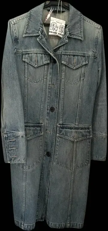 남녀공용 MARC JACOBS 롱 기장 데님 자켓