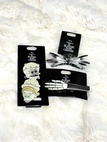 디즈니 스토어 헤어 포니 헤어 클립 나이트메어 비포어 크리스마스