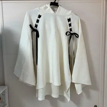 엑시즈팜 꽃가루 가드 레이스업 판초