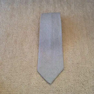 그레이 텍스처 무지 넥타이