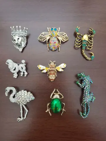 브로치 묶음 판매 9세트