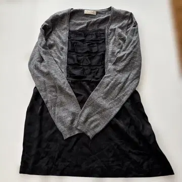 Bon Sens 프릴 5부 소매 튜닉