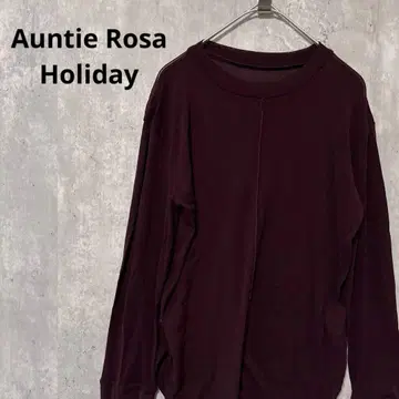 Auntie Rosa Holiday 시스루 티셔츠 이너 레이어드