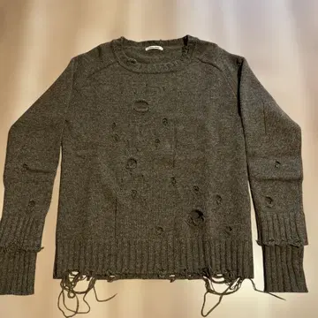 FUMIKA UCHIDA 데미지 니트