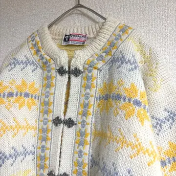 VOSSKNIT 울 100% 노르웨이산 노르딕 티롤리안 스웨터