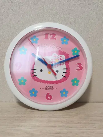 헬로키티 오리지널 벽걸이 시계