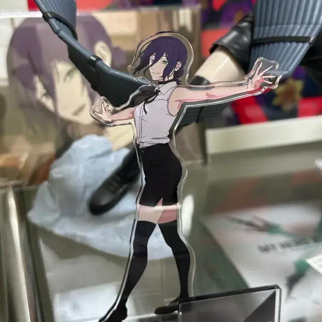 체인소맨 레제 팝업 아크릴 스탠드, 제일복권 g상 밤 아크릴