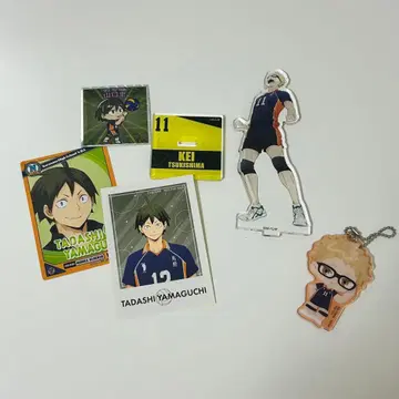 야마구치 츠키시마 케이 캐릭터 굿즈 세트