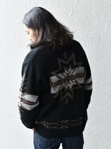 PENDLETON: 울 버튼 가디건 브라운 L