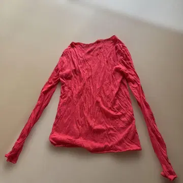 빨간색 긴팔 셔츠 RIG